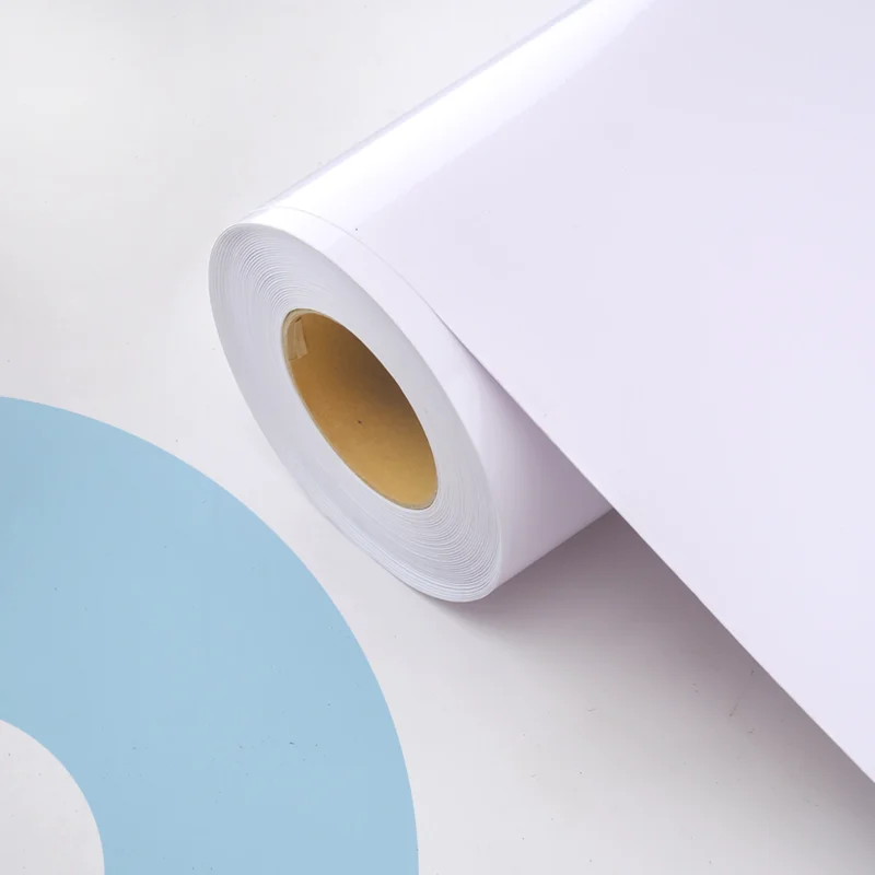 رول لاصق طباعة أبيض Respect بطول 50 متر، يستخدم في الطباعة الإعلانية والملصقات التجارية في وكالات الدعاية والإعلان اليمنية